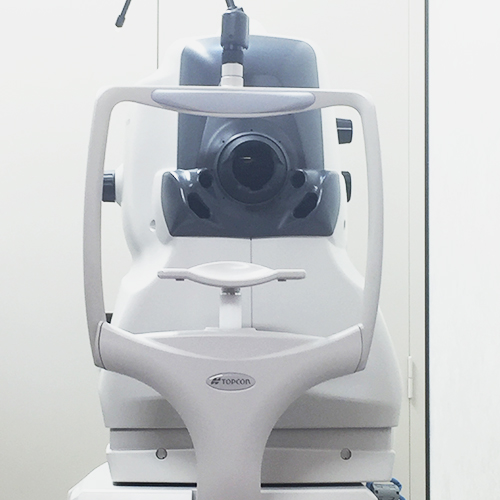 眼科診察の眼底検査